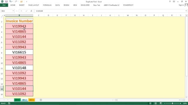 How to Find Duplicate Entries in Excel