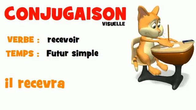 CONJUGAISON = recevoir = Futur simple.avi