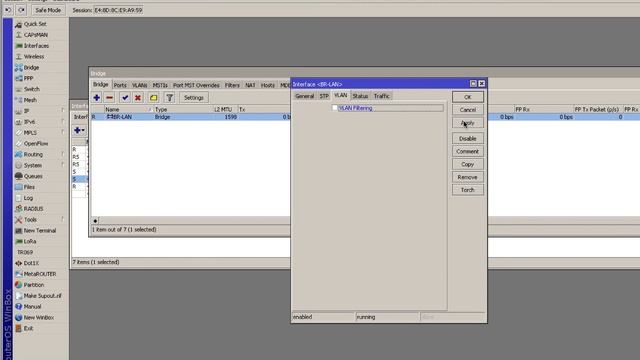 How to configure VLAN Switching with MikroTik RouterOS