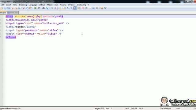 PHP ile Alert İşlemleri Kullanıcıya Mesaj Verme {Fatihsoysal.com}