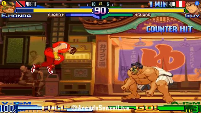 @sfa3: 4BENT (TT) vs DAQQ (PE) [Street Fighter Alpha 3 Fightcade] Jun 19