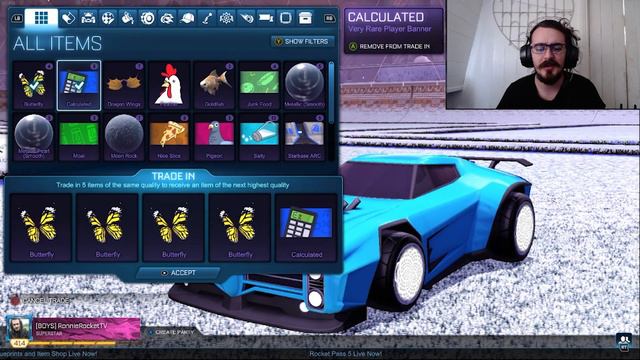 Rocket League: Insane 200 NCVR Trade Up