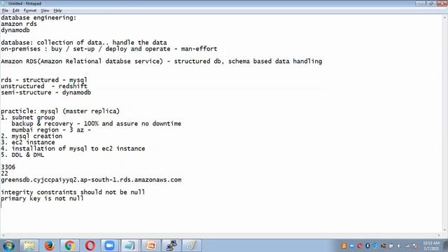 AWS - RDS & DynamoDB in Tamil | Greens Technologys