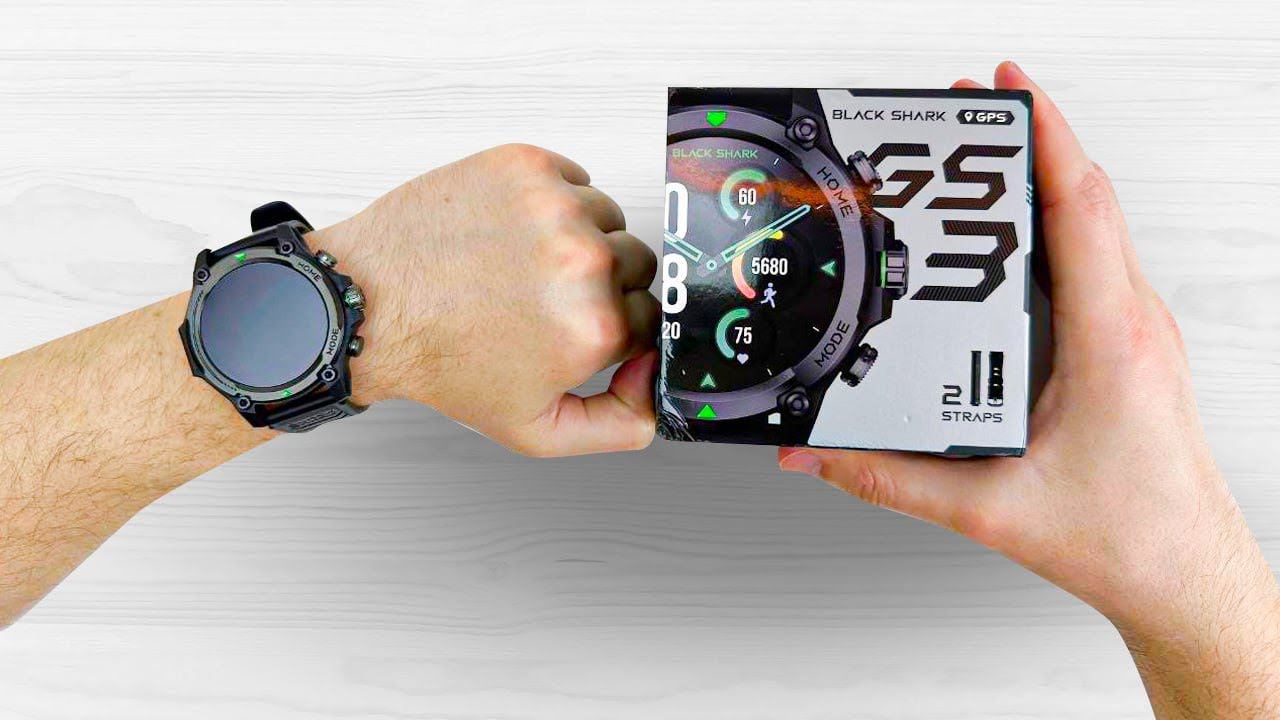 Вот Это НОВИНКА Я В Шоке | Часы XIAOMI Которые РВУТ ВСЕХ и Amazfit/Samsung! ip68 GPS Black Shark GS3