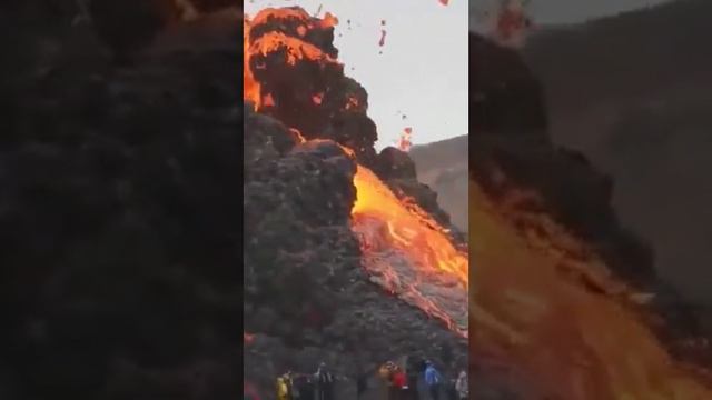 вулканический туризм в Исландии