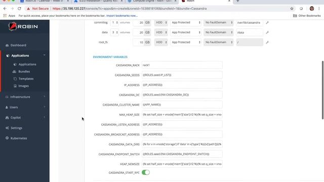 Running Oracle with ROBIN Platform on GCP