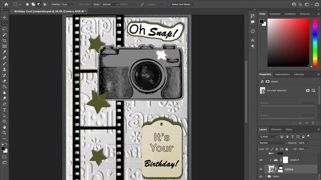 Lesson 08 - Photoshop Scrapbooking - Shadows