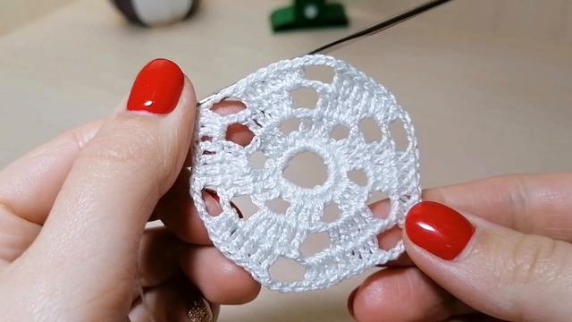 Салфетка из спиральных мотивов часть1 Napkin of spiral motifs part1