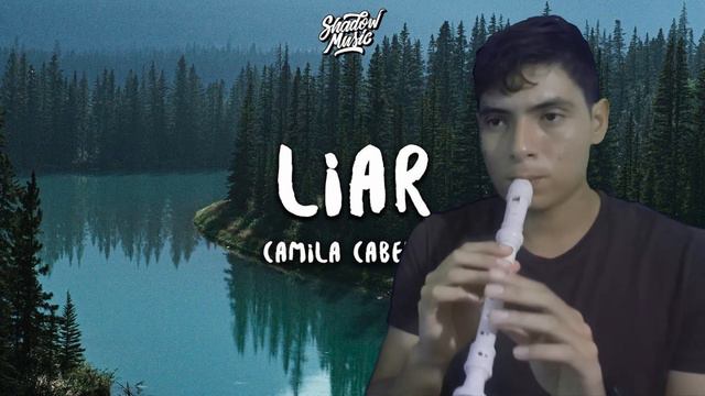 Camila Cabello - Liar, flute-flauta, notes-notas-cover