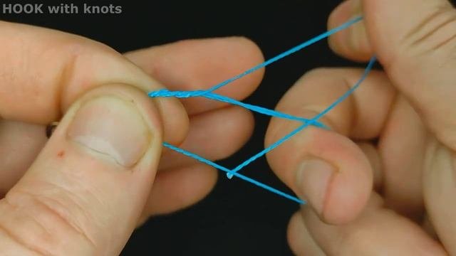 A very simple, but very reliable Fishing Knot. Homemade products for fishing
