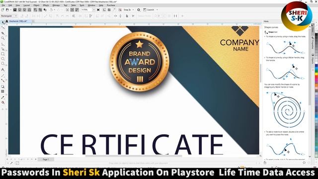 1000+ Professional Certificates Templates Download In CDR Files |CDR Certificates Files |Sheri Sk|