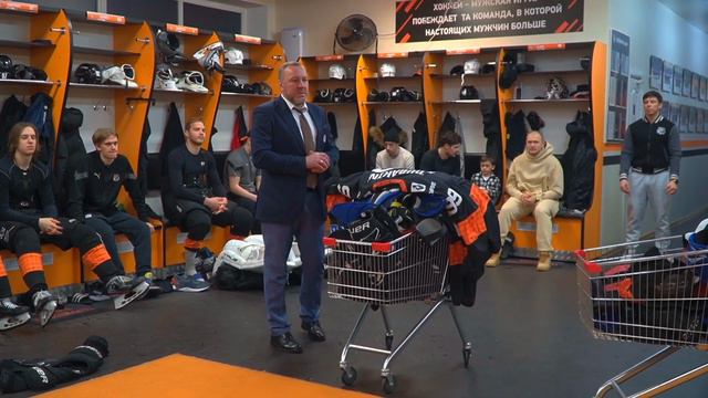 Победная раздевалка после матча с "Авангардом" 4.02.2023