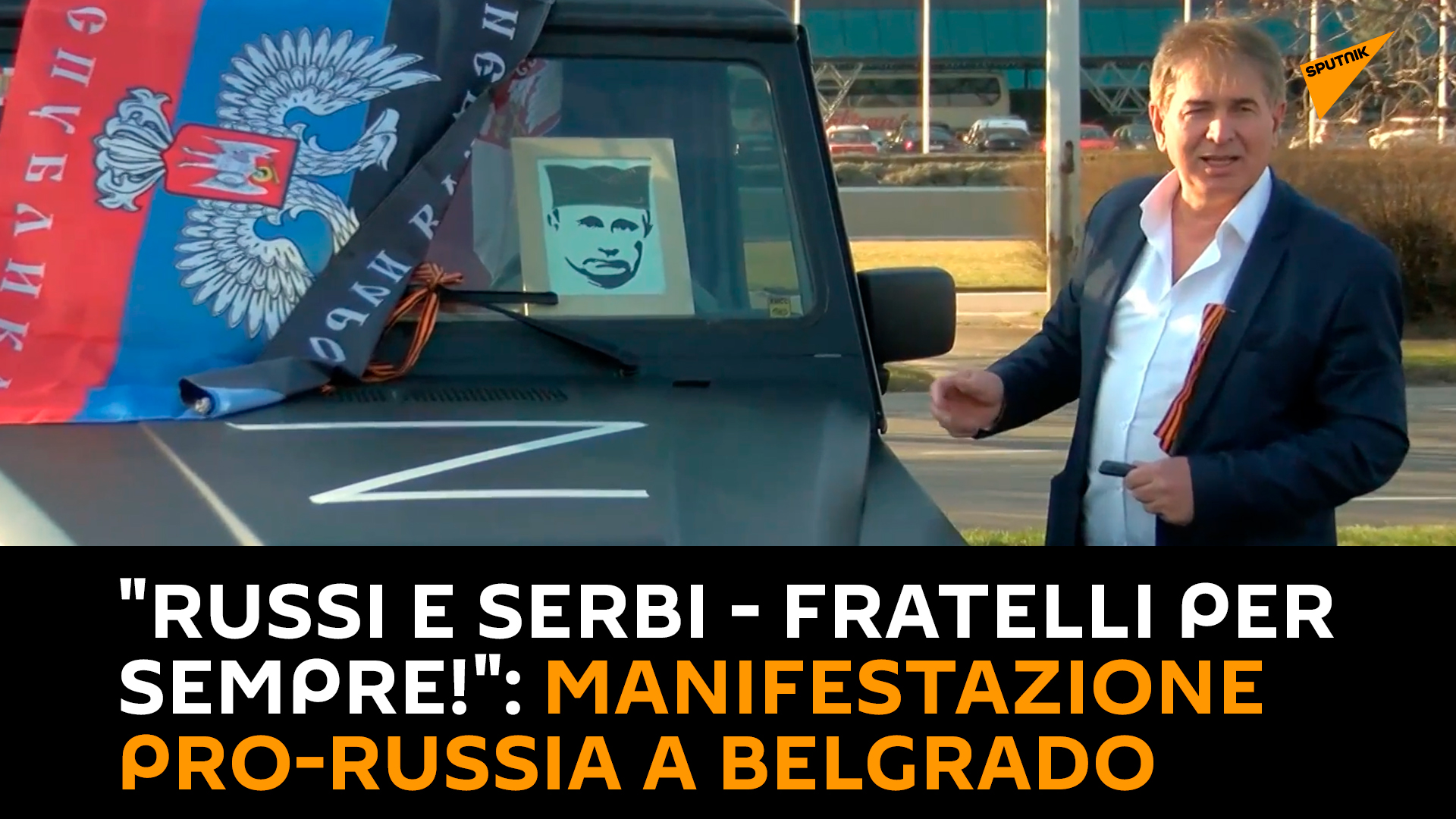Russi e serbi - fratelli per sempre!: manifestazione pro-Russia a Belgrado
