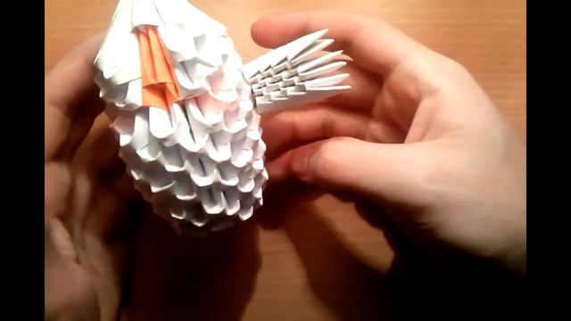 HOW TO MAKE 3D ORIGAMI MATILDA ANGRY BIRD  TUTORIAL || DIY 3D ORIGAMI MATILDA ANGRY BIRD  TUTORIAL