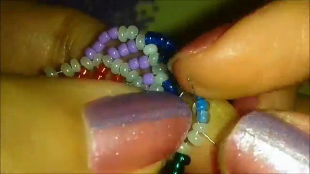 Серьги из бисера 