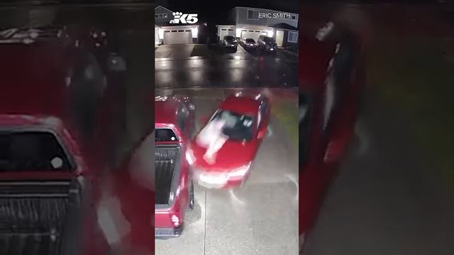Fed up homeowner confronts car thief in his driveway