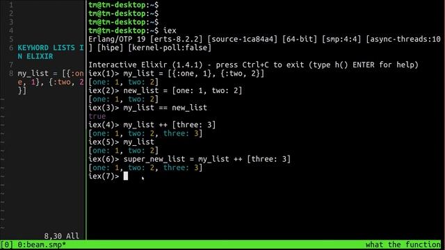 Keyword Lists in Elixir