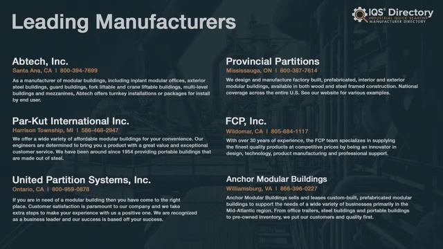 Portable Office Manufacturers, Suppliers, and Industry Information