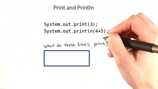 18   print and println