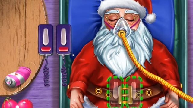 Merry Christmas game ИГРА ЛЕЧИМ САНТУ | Zlata Game Time