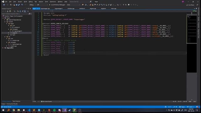 06 - Adding Spdlog and a Log Manager | C++ Game Engine Programming