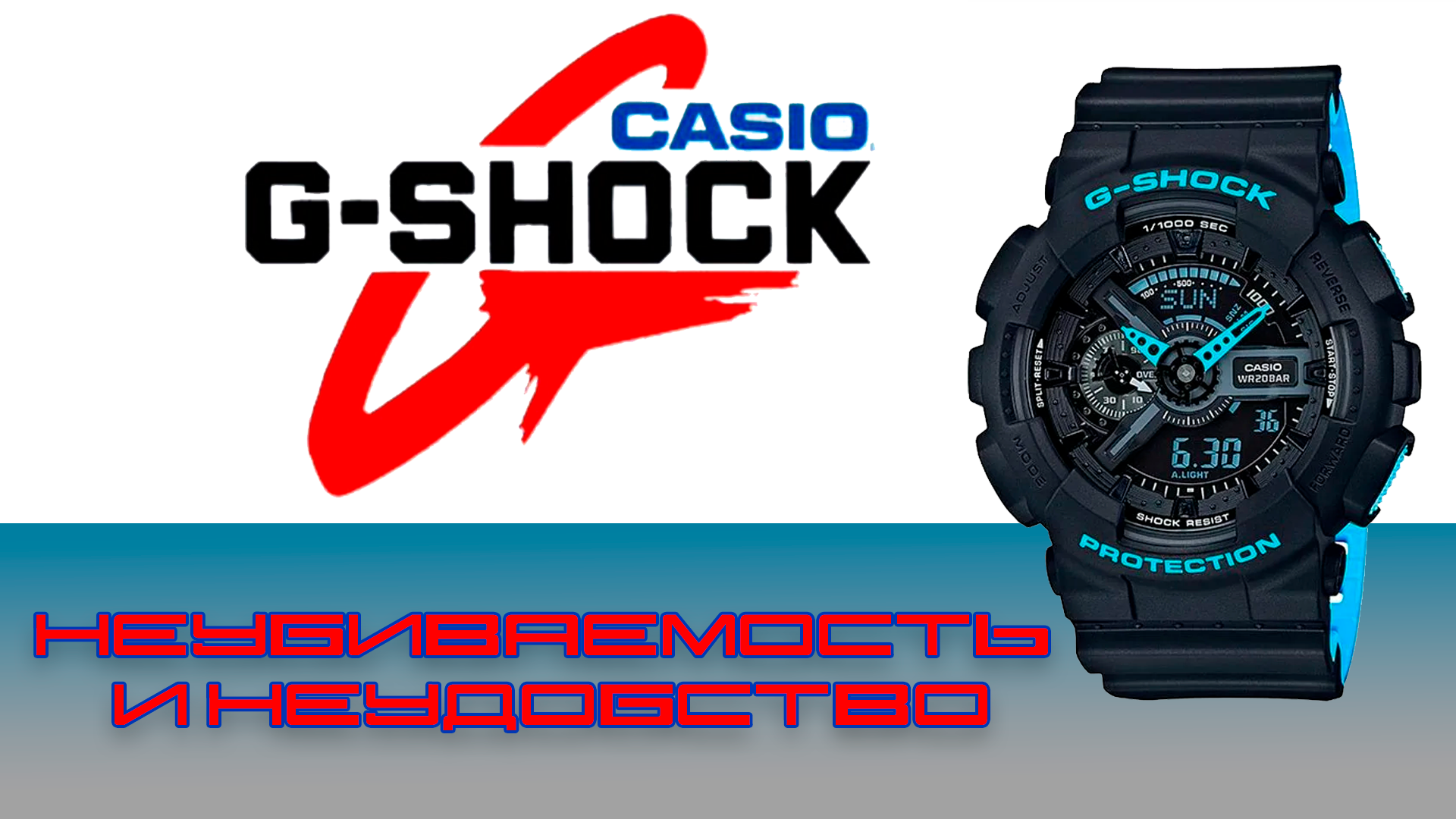 Часы Casio G-Shock GA 110- Неубиваемость и неудобство в одном корпусе