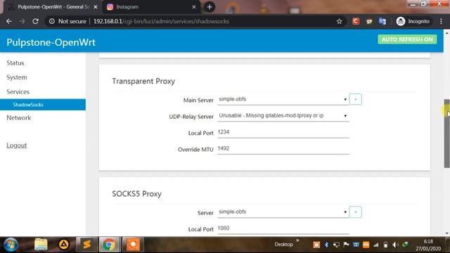 Cara Menggunakan Shadowsocks OBFS Router OpenWRT