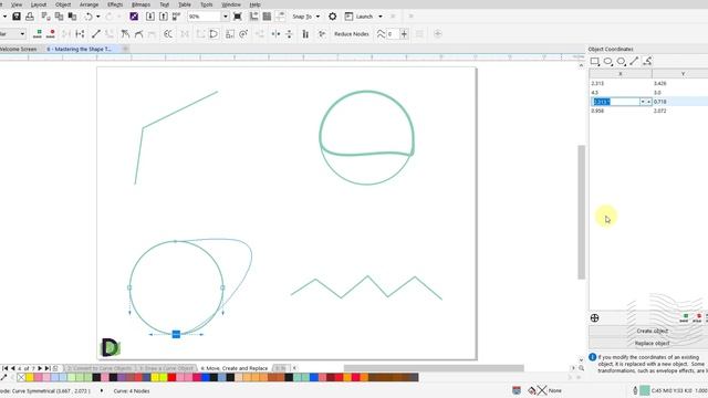 Mastering the Shape Tool and Node Manipulation in CorelDRAW
