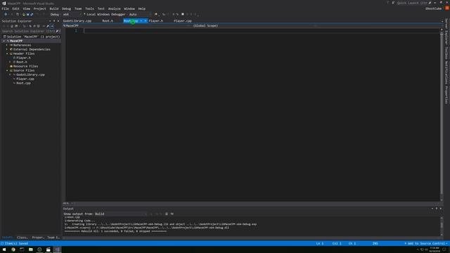 Godot 3.0.6 C++ Maze Tutorial - Part 4/9 - Creating C++ Files In Visual Studio