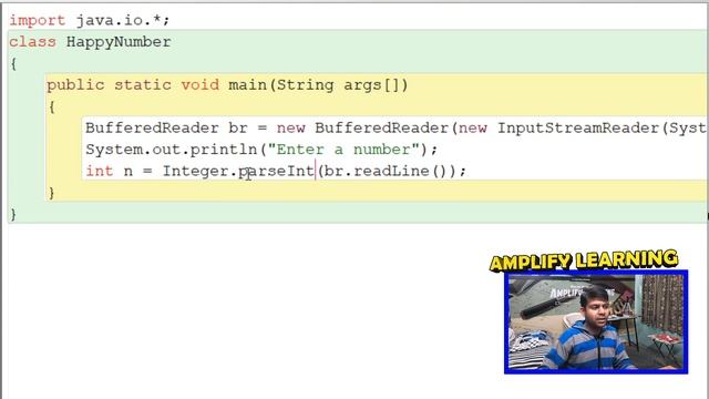 Happy number program in Java | ICSE ISC Computer