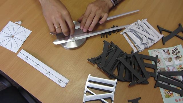Часы настенные зеркальные diy сделай сам с римскими цифрами объемные