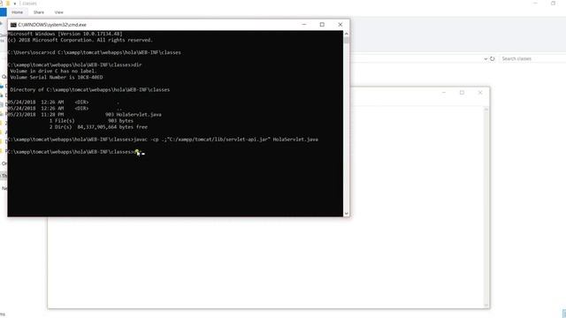 Compilacion Servlet JAVA desde consola