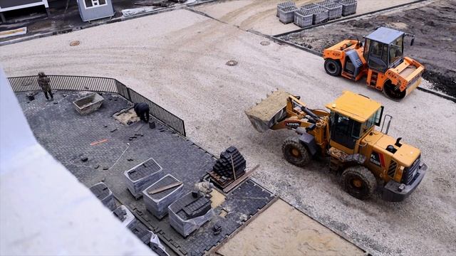 Ход строительства квартала "Европа" за октябрь