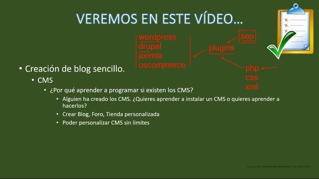 Curso PHP MySql. Creación de blog I. Vídeo 89