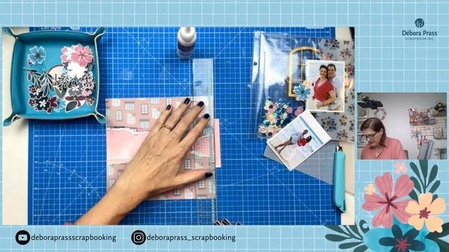 Live Minha História - Aprenda A Fazer Uma Página Simples De Scrapbook Usando Papel Vegetal