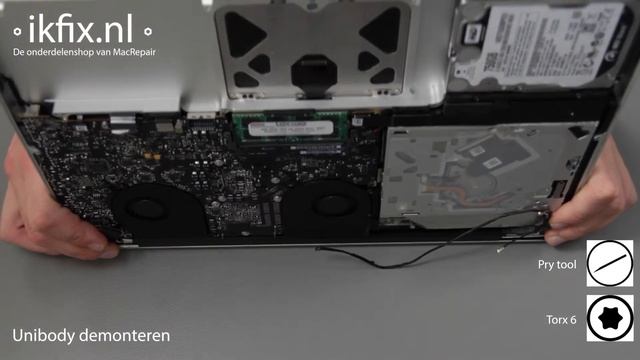 Macbook Pro 15" 2011 Compleet Scherm vervangen