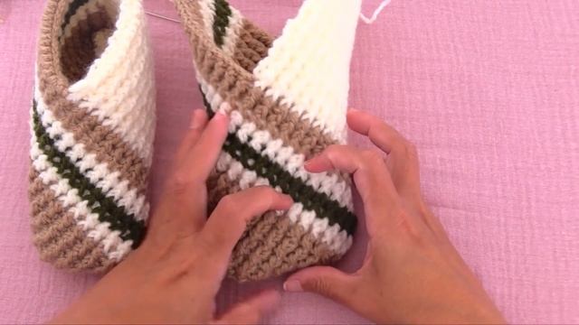 Zapatos a crochet tejidos con diseños en Punto elástico tamaño adulto