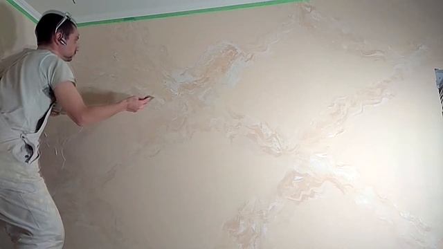 Венецианская штукатурка. Рабочий процесс.