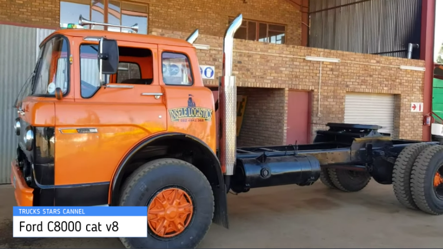 Ford C8000, двигатель CAT v8