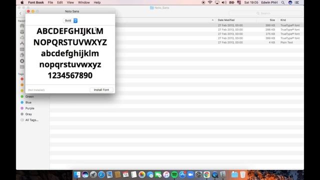 Easiest way - How to download and install fonts on a Macbook Pro.