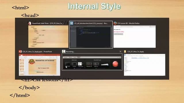 CSS 01 How To Apply