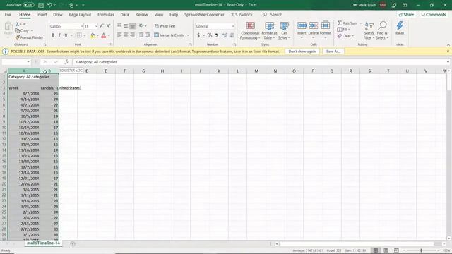 Google Trends Analysis with Excel Data Analyzer (Download)
