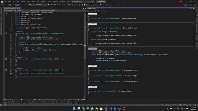 Github Copilot Testing with MAUI