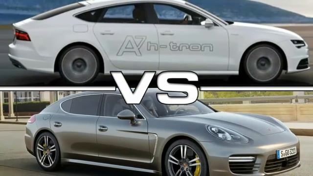 Audi A7 Vs Porche Panamera 2017