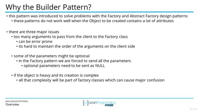 The Java Design Patterns Course--1  Overview
