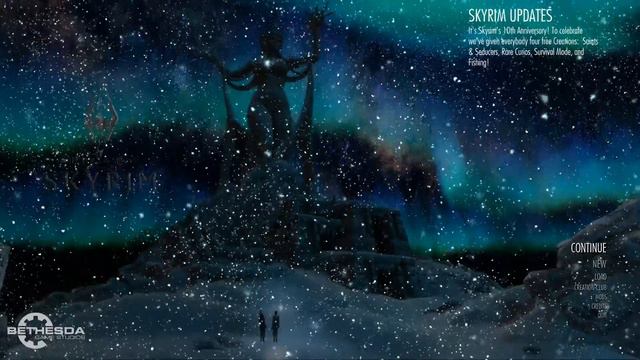 Skyrim - My Main menu - The Great Azura SE-AE