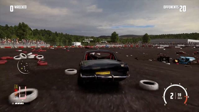 Wreckfest PS4 - Vehicle Damage Realistic vs Intense vs Normal