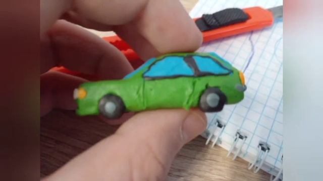 Ваз 2113 из пластилина