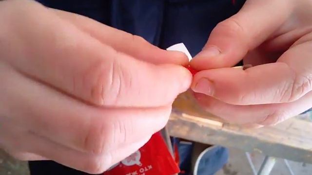 Как сделать двух сторонюю спичку