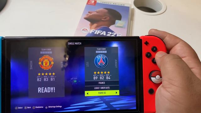 Fifa 22 Unboxing and Gameplay Nintendo Switch OLED 🇳🇵😍